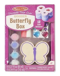 Шкатулка — Бабочка оформительский набор Melissa & Doug Butterfly Box