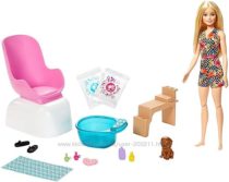 Кукла Барби набор Салон маникюр и педикюр Barbie Mani-Pedi Spa
