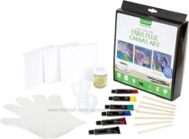 Набір для малювання Crayola Signature Paint-Pour Canvas Art Painting Kit