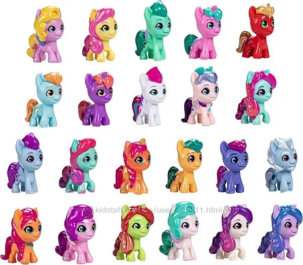 Набір з 22 Фігурок Моя Маленька Поні My Little Pony Mini World Magic Meet