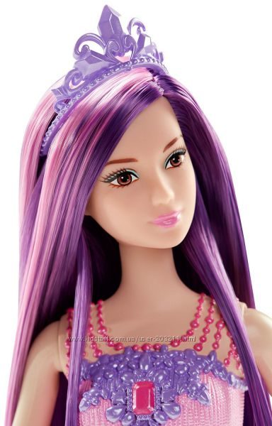 Фиолетовая Барби Barbie Endless Hair Kingdom Princess Doll