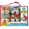 Набор из 4 мягких машинок Melissa & Doug Ks Kids Pull-Back Vehicle Set