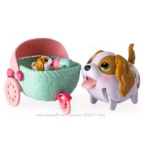 Набор Chubby Puppies & Friends — King Charles Spaniel Puppy Stroller.