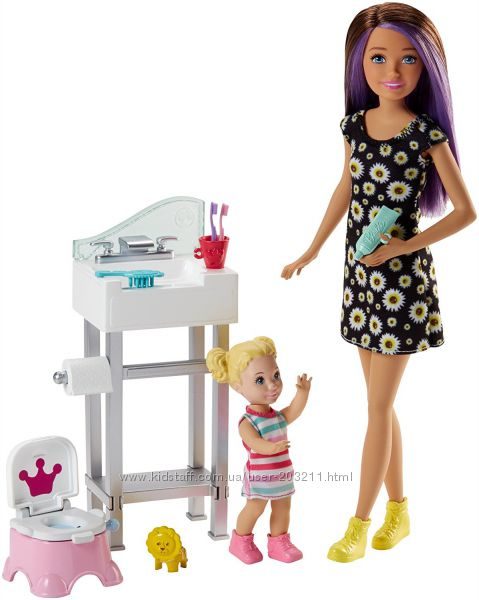 Barbie Skipper Babysitting Potty Training Playset Скиппер няня Барби