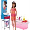 Набор Барби Роскошная ванная комната Barbie Doll& Bathroom Furniture Уценка