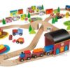 Деревянная железная дорога Алекс ALEX Toys Busy Village Wooden Railway Set