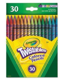 Выкручивающиеся карандаши Crayola цветные 30 штук Twistables