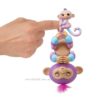 WowWee Fingerlings Интерактивная ручная обезьянка с малышкой