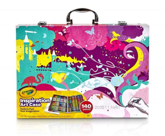 Большой набор Крайола 140 предметов. Crayola Inspiration Art Case