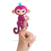 Интерактивная обезьянка Fingerlings Glitter Monkey WowWee малиновая