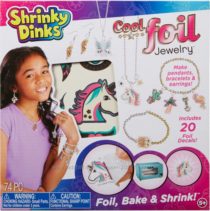 Отличный набор для создания украшений Shrinky Dinks Cool Foil Jewelry