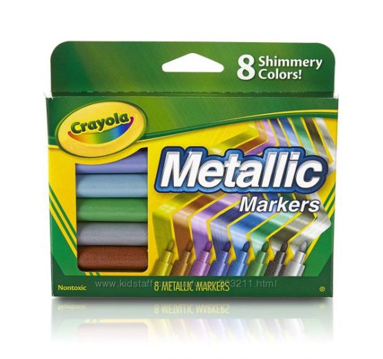 Крайола металлические маркеры 8 шт Crayola
