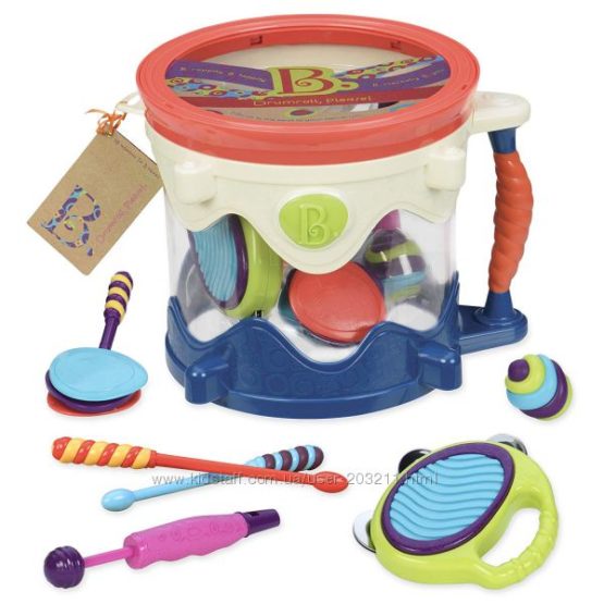 набор музыкальных инструментов Батат B. toys — B. Drumroll Battat