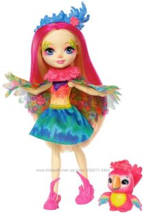 Кукла Enchantimals Пикки Какаду Peeki Parrot Doll & Sheeny Энчантималс