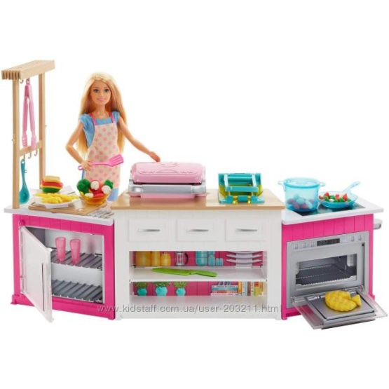 Кухня с куклой Барби Barbie Ultimate Kitchen Mattel