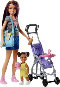 Барби Скиппер няня Прогулка Barbie Skipper Babysitters Inc. Stroller Doll