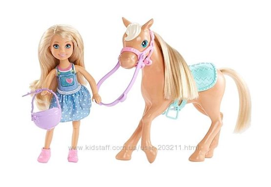 Набор Барби Клуб Челси и лошадка Barbie Club Chelsea Doll & Horse