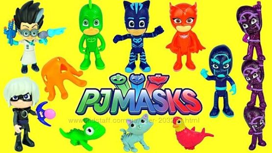 Набор мини-фигурок Делюкс Супергерои в масках PJ Masks Friends Deluxe