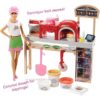 Набор кукла Барби Пицца-шеф Barbie Pizza Chef с пластилином