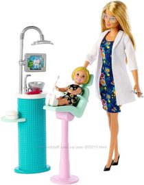 Барби я могу быть стоматолог 2019 Careers Barbie Dentist Doll & Playset