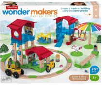 Удивительный конструктор Fisher-Price Wonder Makers Slide & Ride Schoolyard