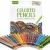 Crayola Цветные карандаши 50 цветов Different Colored Pencils для взрослых