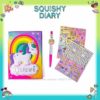 Дневник сквиш Единорог Just My Style Squishy Diary by Horizon Group USA