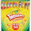 Выкручивающиеся карандаши мини от Крайола Crayola Twistables 50 шт