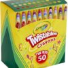 Выкручивающиеся карандаши мини от Крайола Crayola Twistables 50 шт