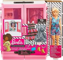Шкаф кукла Барби и 15 аксессуаров Barbie Fashionistas Ultimate Closet