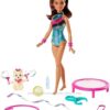 Барби Тереза гимнастка с питомцем Barbie Dreamhouse Adventures Teresa Spin