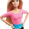 Кукла Барби из серии Безграничные движения Barbie Made To Move Doll- Pink T