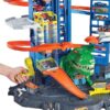 Hot Wheels Легендарный гараж с динозавром City Robo T-Rex Ultimate Garage