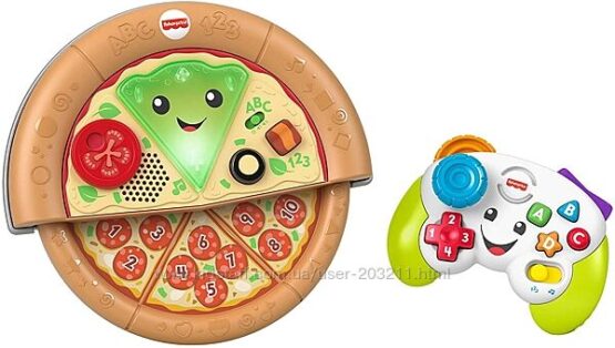 Набор из двух игрушек Fisher Price Laugh and Learn Game and Pizza Party Set
