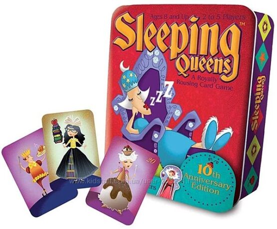 Игра Sleeping Queens Game Deluxe 10th Anniversary Tin Edition by Gamewright