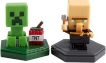 Minecraft Earth Boost Minis Figures, Repairing Villager аnd Mining Creeper