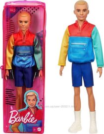 Barbie Ken Fashionistas Doll 163 Лялька Кен Модник у світшоті печворк