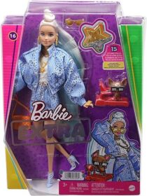 Лялька Барбі Екстра Платинова блондинка Barbie Extra Doll